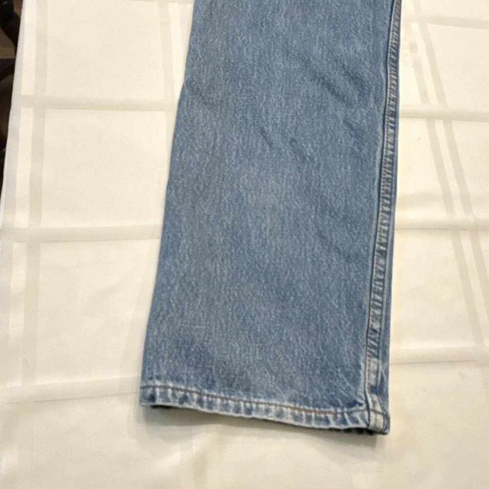 Vintage 90s Levi's 501 Button Fly Jeans 32x34 Made in USA Stonewash Blue